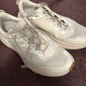 Hoka White Athletic Sneakers